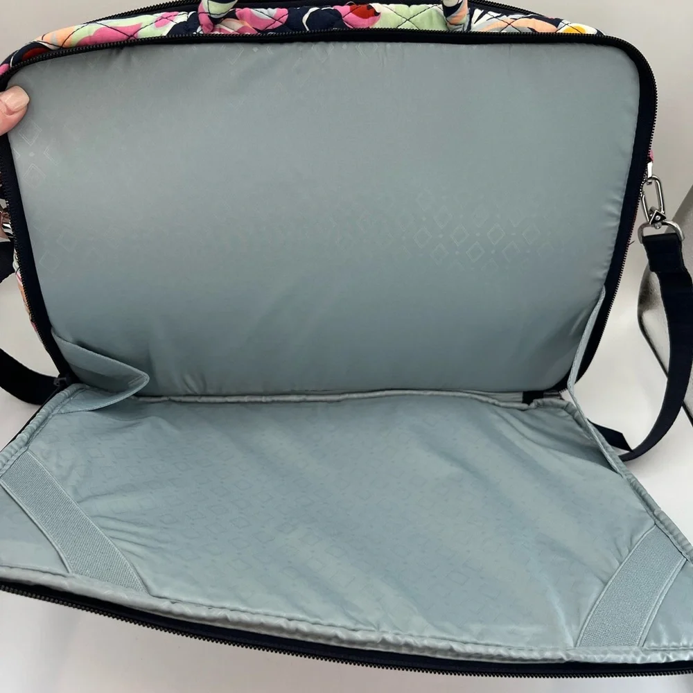 Vera Bradley Mod Paisley Laptop Workstation Crossbody Bag
